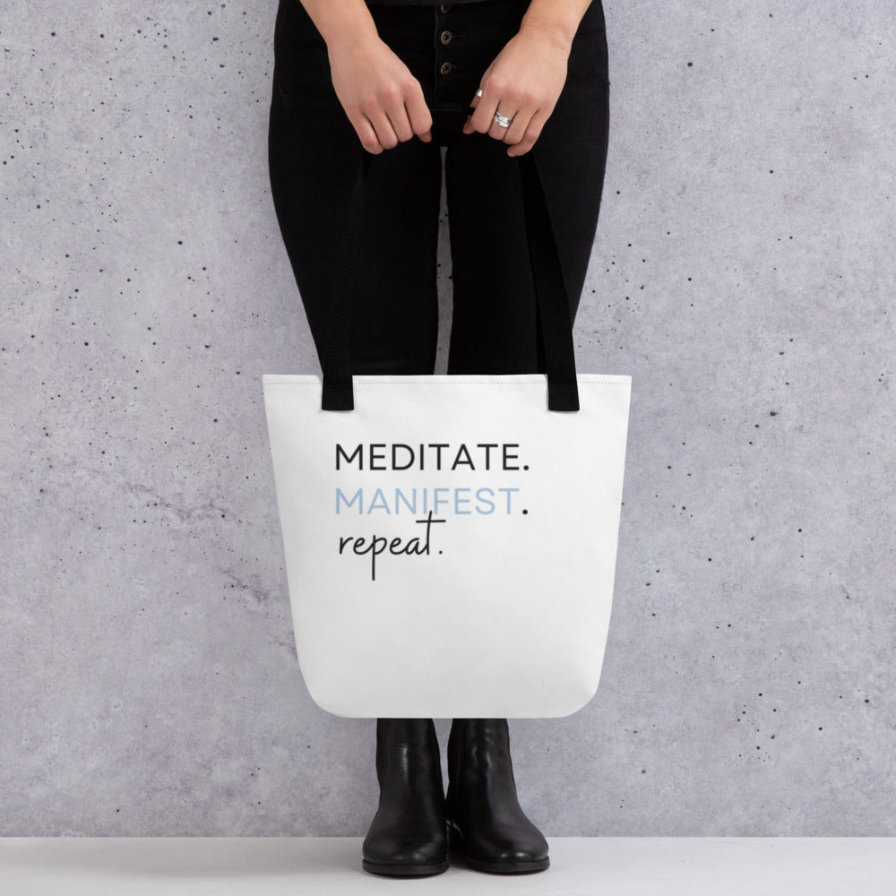 Good Vibes Tote Bag- Meditate