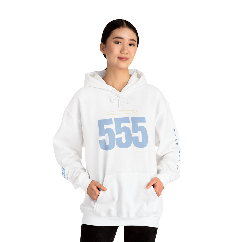 555 Angel Number -Transition- Hoodie