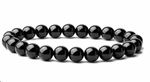 Black Agate Crystal Bracelet  Protection, Harmonize +/-