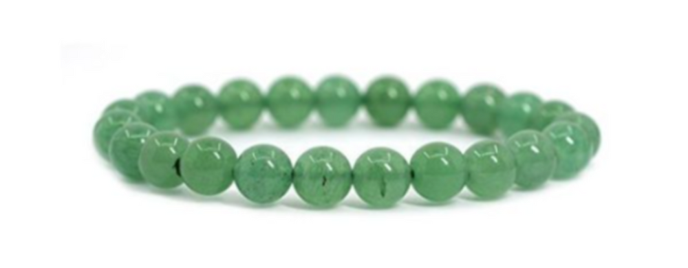 Green Aventurine Crystal Bracelet  Luck, Prosperity, Opportunity