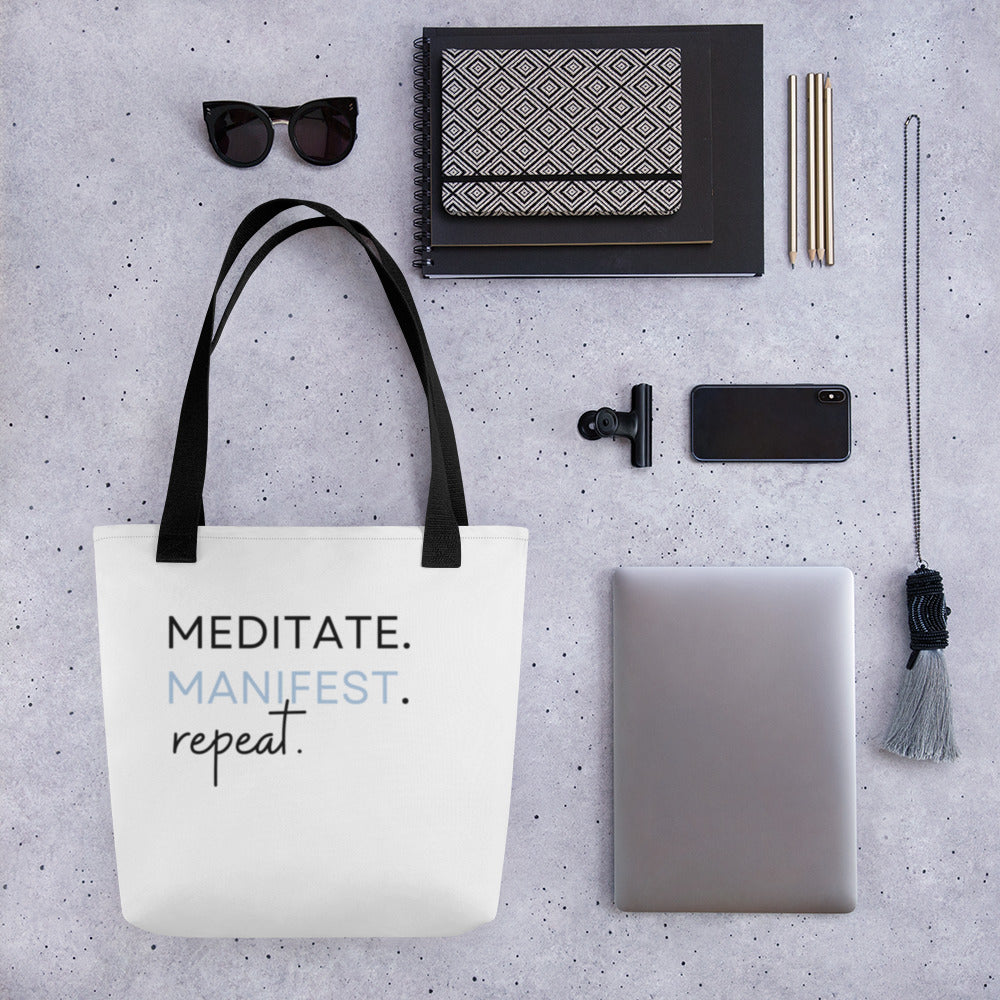 Good Vibes Tote Bag- Meditate