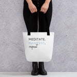 Good Vibes Tote Bag- Meditate