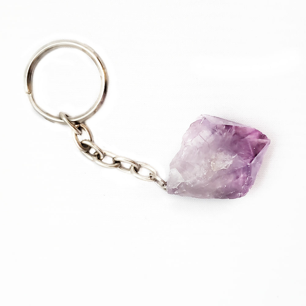 Amethyst Key Chain | Protection, Stress | Reiki charged